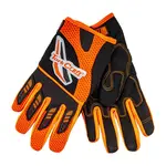 LIMITED EDIT. X-LARGE RACING GLOVE ORANGE SYN. LEATHER