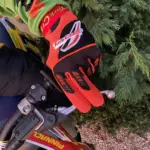 LIMITED EDIT. 2XL RACING GLOVE ORANGE SYN. LEATHER - Image 3