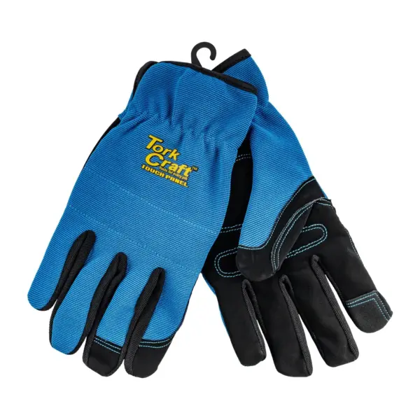 GLOVE BLUE 2XL WITH PU PALM MULTI PURPOSE