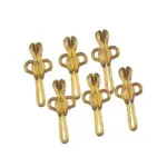 CURTAIN HOOKS BRASS R7 50 PER PACK