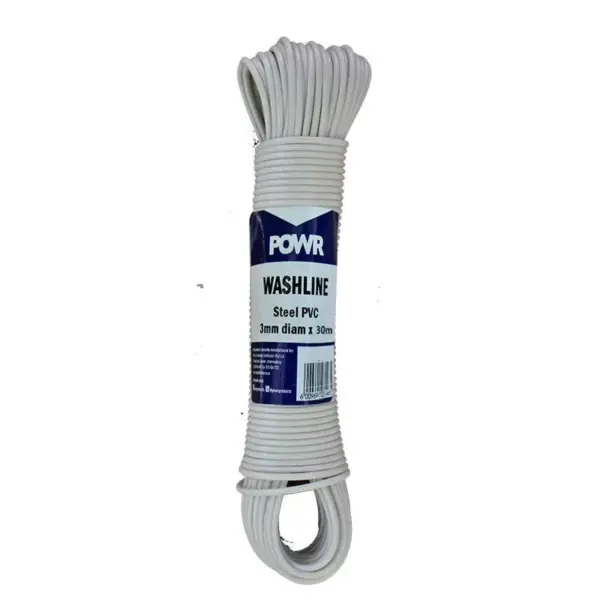 WASH LINE STEEL PVC COAT 30MT