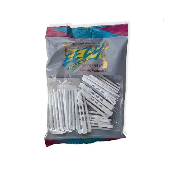 CURTAIN HOOKS NYLON ADJUSTABLE PKT10