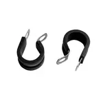 HOSE CLAMP 19MM X 12MM B/WIDTH RUBBER LINED BULK