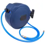 AIR HOSE REEL 15M X 9.5MM(3/8) PU HOSE P/P CASING WALL MOUNTED