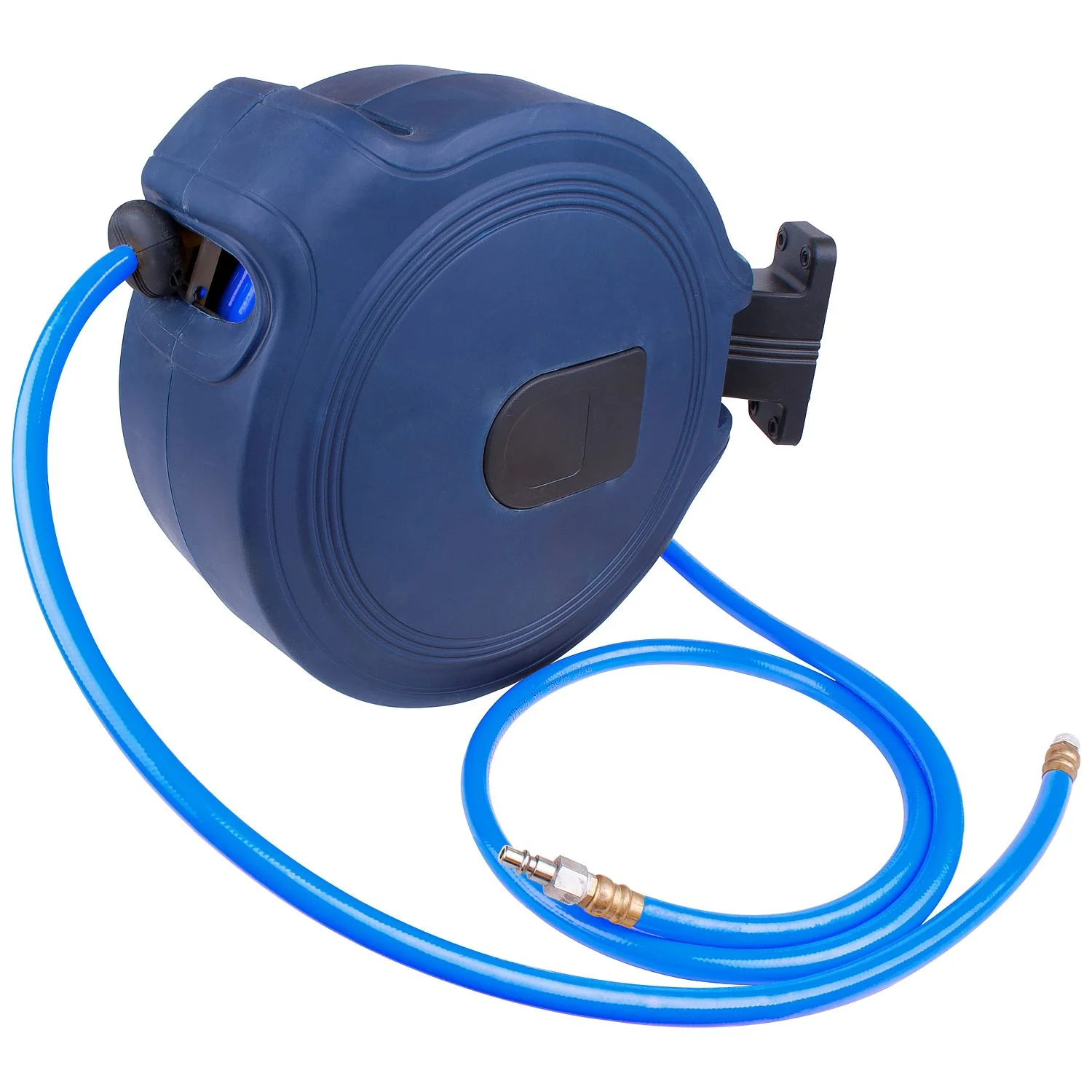 HR20215.webp AIR HOSE REEL 15M X 9.5MM(3/8) PU HOSE P/P CASING WALL MOUNTED - Image 1