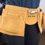 LARGE PROF.LEATHER TOOL BELT 11 POCKET - Image 2