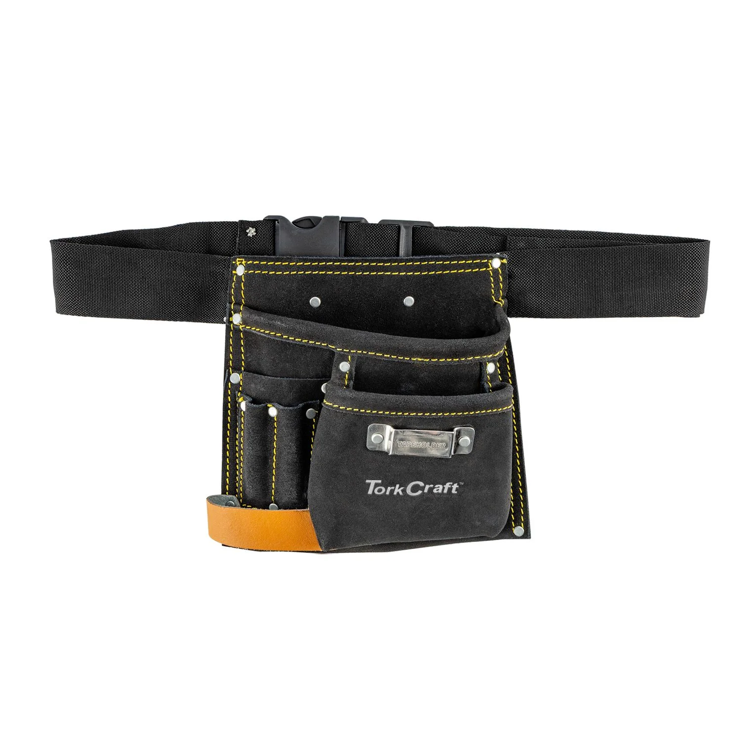 JT995003.webp SMALL PROF BLACK.LEATHER TOOL BELT 5 POCKET - Image 1