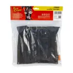 SMALL PROF BLACK.LEATHER TOOL BELT 5 POCKET - Image 3