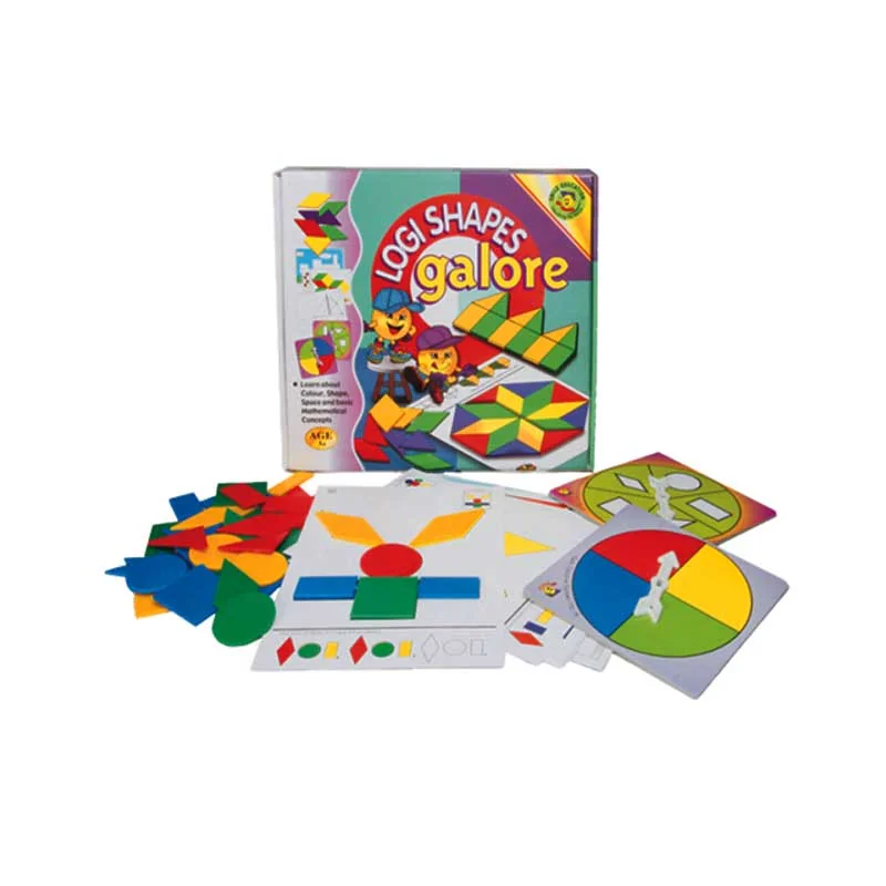 KE0001.webp TOYS EDUCATIONAL LOGI SHAPES GALORE JK1831-CO - Image 1