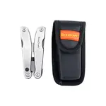MULTITOOL SILVER MINI WITH LED LIGHT WITH NYLON POUCH IN BLISTER - Image 2