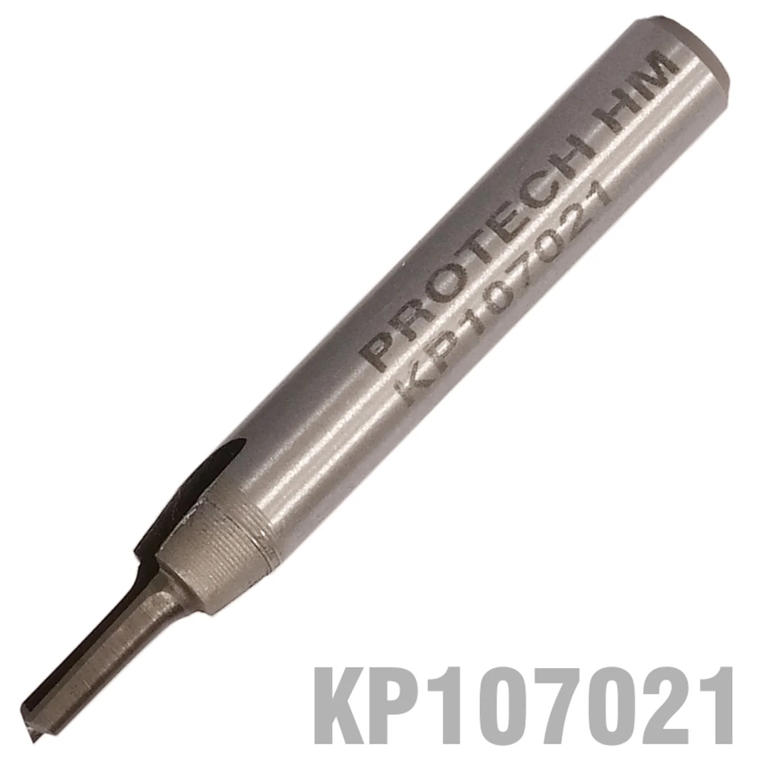 KP107021.webp STRAIGHT BIT 1/8″ (3.2MM) X 1/2″ CUT SOLID CARBIDE 2 FLUTE 1/4″SHANK - Image 1
