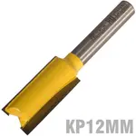 STRAIGHT BIT 12MM X 25MM CUT 2 FLUTE METRIC 1/4″ SHANK