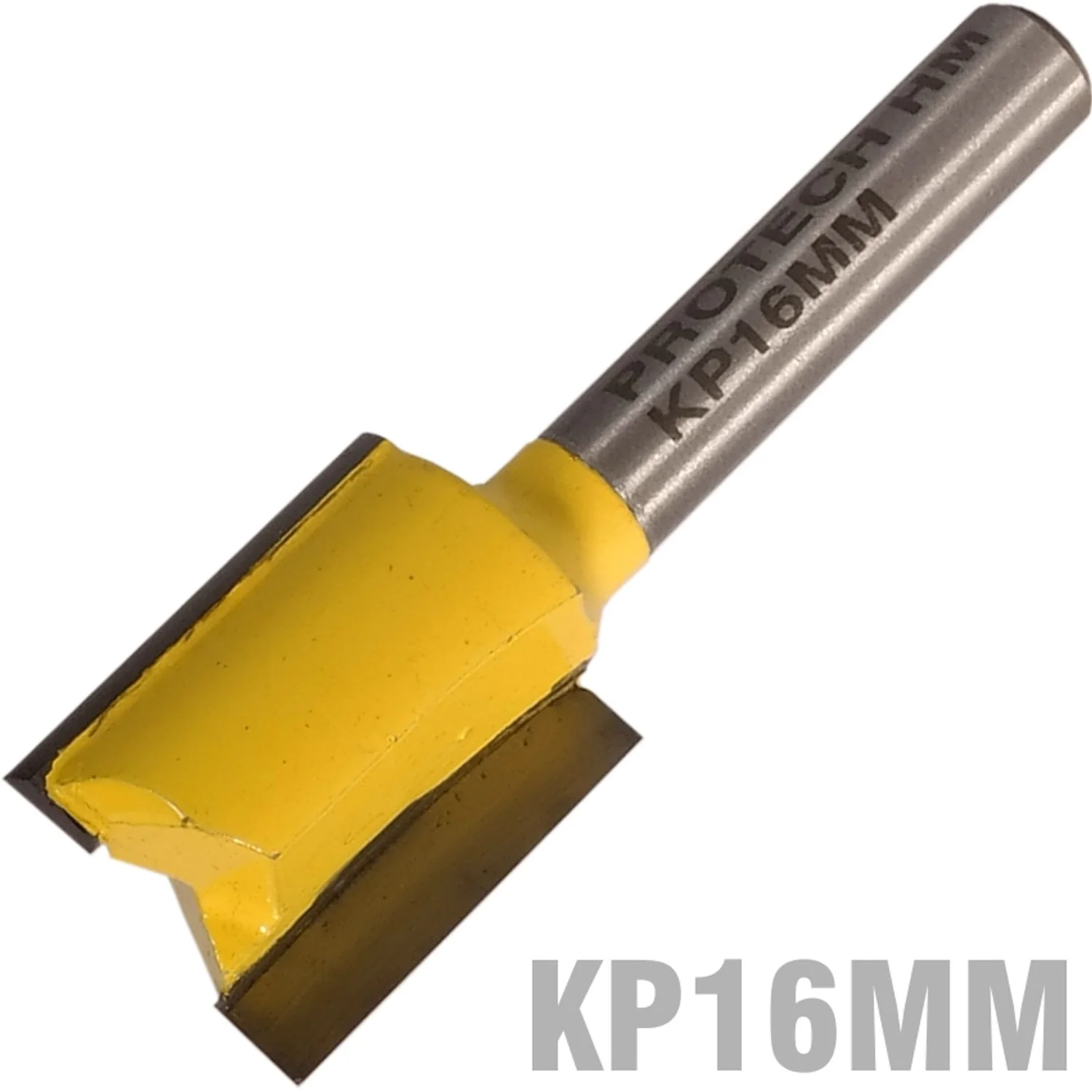 KP16MM.webp STRAIGHT BIT 16MM X 20MM CUT 2 FLUTE METRIC 1/4″ SHANK - Image 1