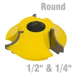 3 WING CUTTER 1/4″ and 1/2″ QUARTER ROUND