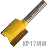 STRAIGHT BIT 17MM X 20MM CUT 2 FLUTE METRIC 1/4″ SHANK