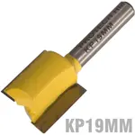 STRAIGHT BIT 19MM X 20MM CUT 2 FLUTE METRIC 1/4″ SHANK