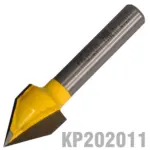 V-GROOVE 1/2″ X 5/8″ 60 DEGREE 1/4″ SHANK