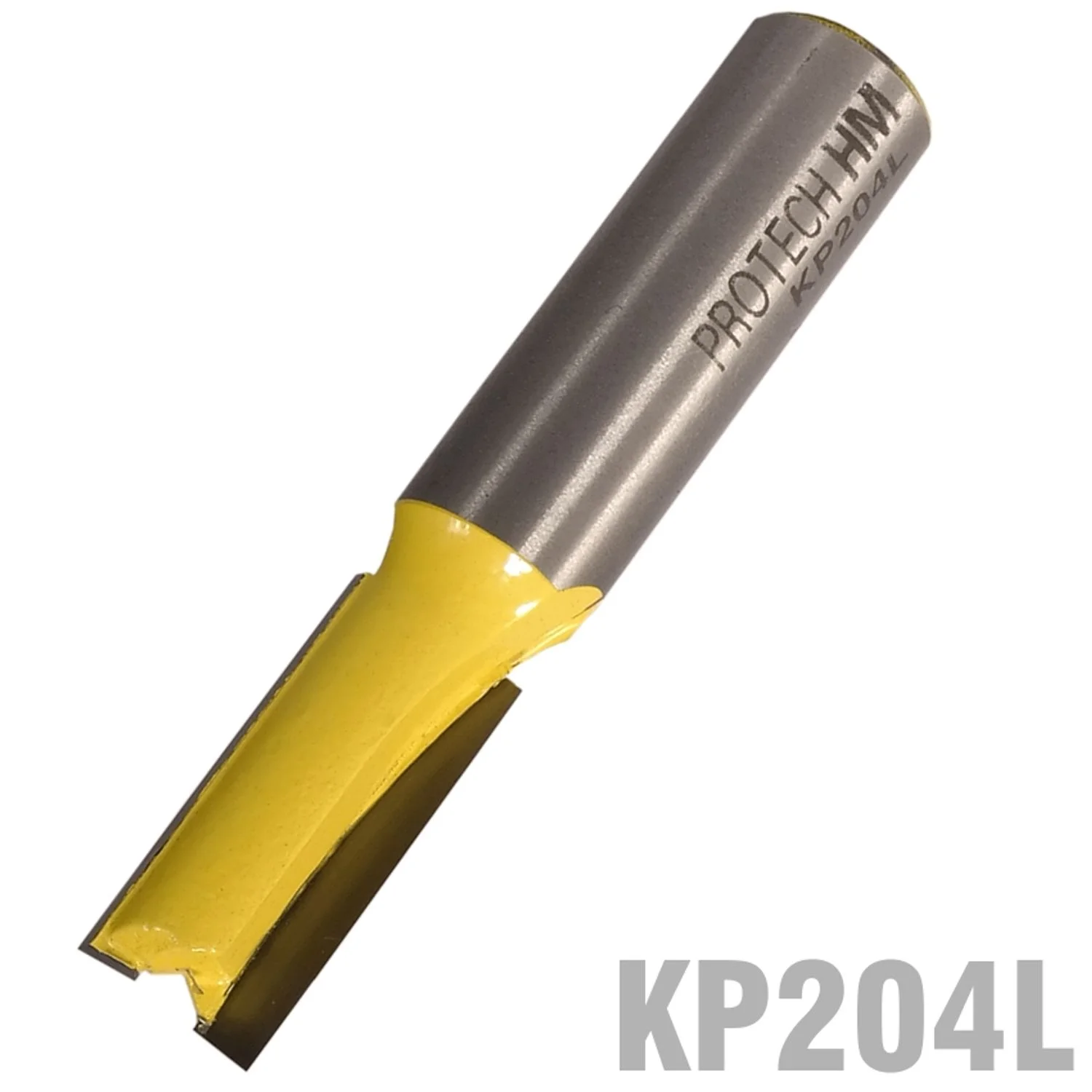 KP204L.webp STRAIGHT BIT 7/16″ (9.5MM) X 1″(25.4MM) TWO FLUTE LONG 1/2″ SHANK - Image 1