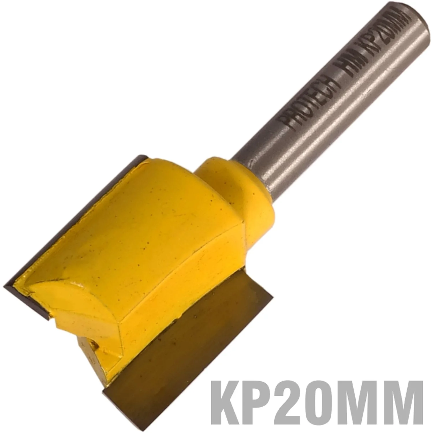 KP20MM.webp STRAIGHT BIT 20MM X 20MM CUT 2 FLUTE METRIC 1/4″ SHANK - Image 1