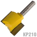 STRAIGHT BIT 1″(25.4MM) X 3/4″(19MM) TWO FLUTE 1/4″ SHANK