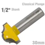 CLASSICAL PLUNGE CUTTING 30MM 1/2″ SHANK