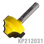 CLASSICAL PATTERN PLUNGE CUTTING FLAT BOTTOM 1″ X5/8″ 1/4″ SHANK