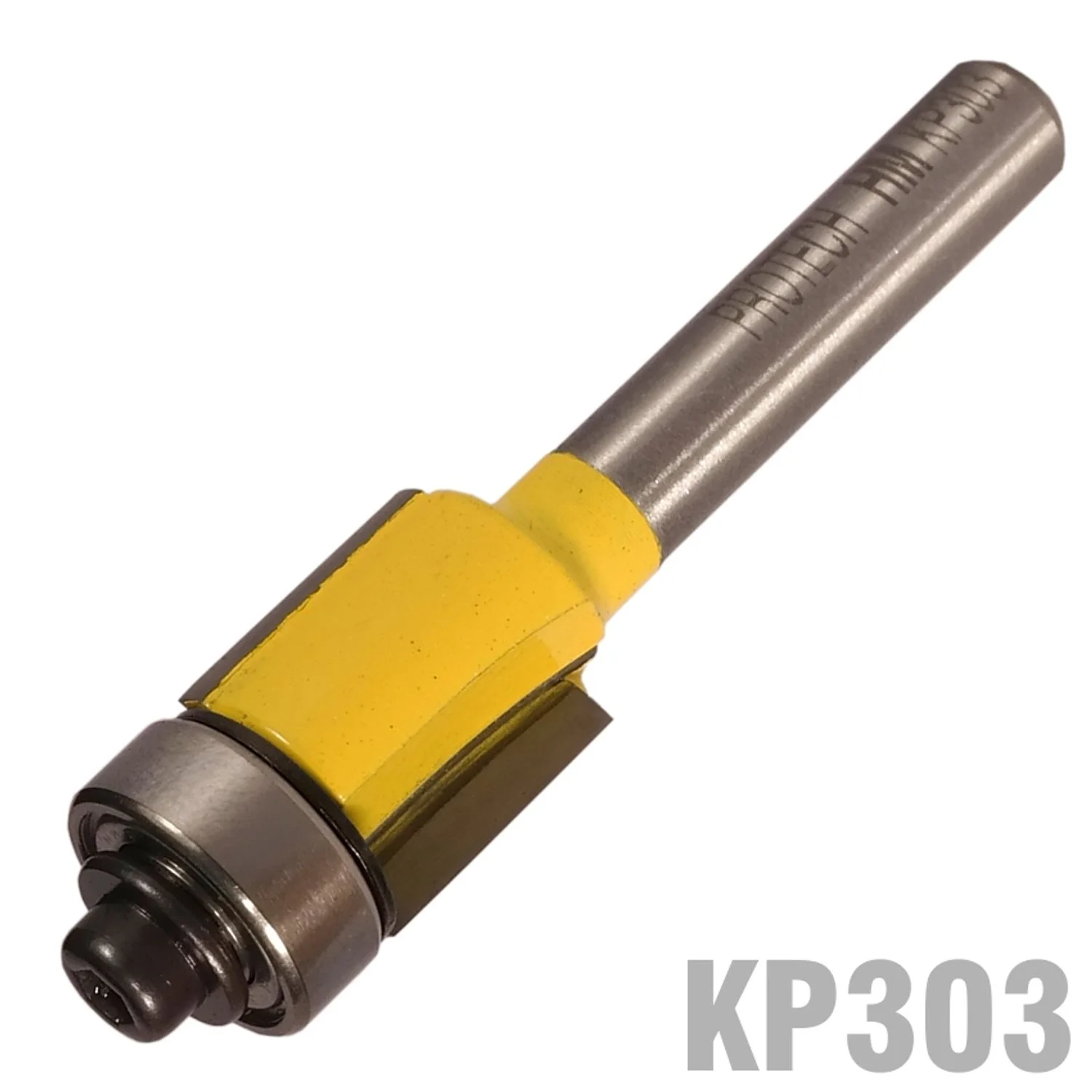KP303.webp TRIM BIT 1/2″ X 1/2″WITH BOTTOM BEARING 1/4″ SHANK - Image 1