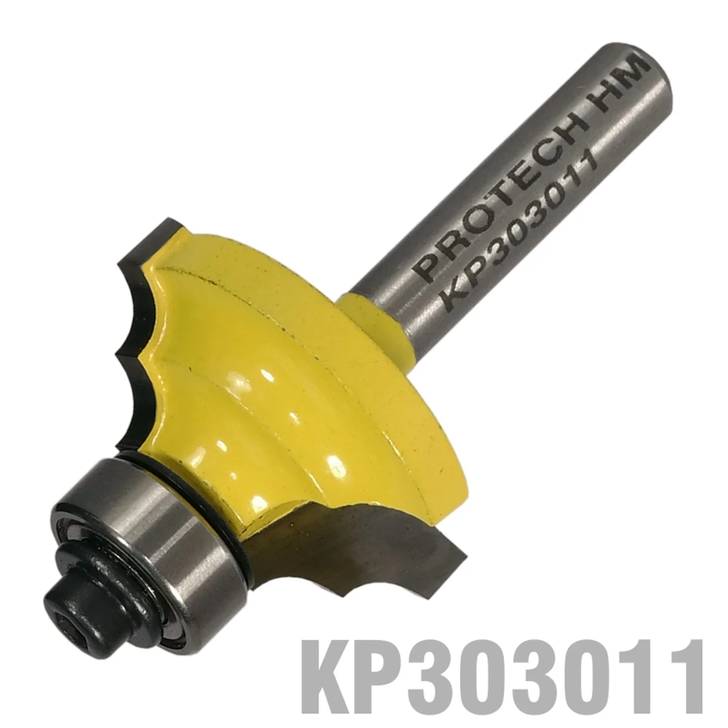 KP303011.webp DOUBLE ROUND BIT 1 1/8″ X 1/2″ RADIUS 5/32″ 1/4″ SHANK - Image 1