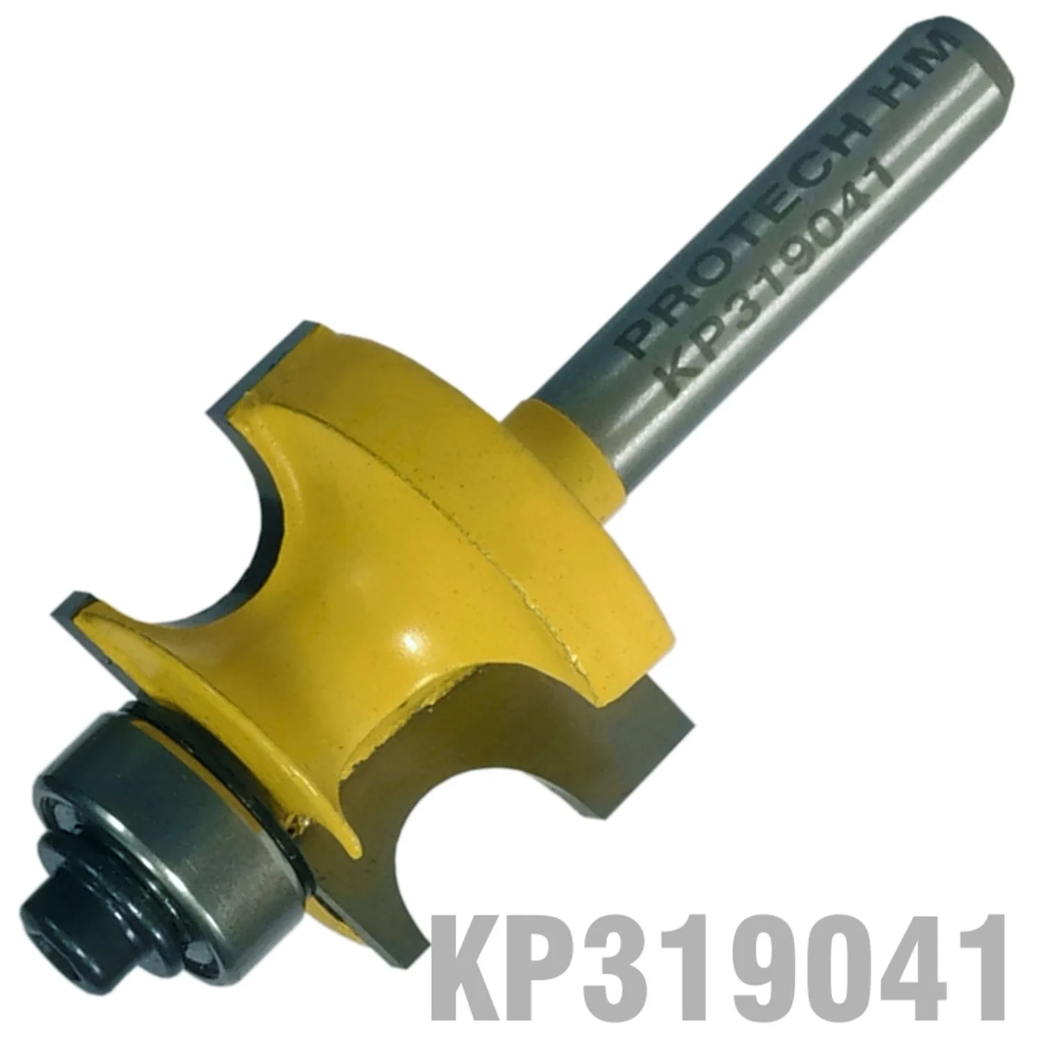KP319041.webp EDGE BEADING BIT 1″ X 11/16″ RADIUS 3/16″ 1/4″ SHANK - Image 1