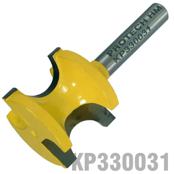 EXTERNAL BULL NOSE 1/2″ X 22MM FULL RADIUS 12.7MM 1/4″ SHANK