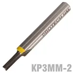 STRAIGHT BIT 3MM X 1/2″ TWO FLUTE SOLID CARBIDE 1/4″SHANK