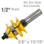 DOUBLE REVERSABLE STYLE and RAIL ASEMBLY OGEE 3/8″ X 15/16″ 1/2″ SHANK