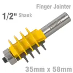 ECONOMY FINGER JOINTER 35MM X 58MM 1/2″ SHANK