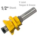 V JOINT TONGUE and GROOVE ASSEMBLY 1/2″ SHANK