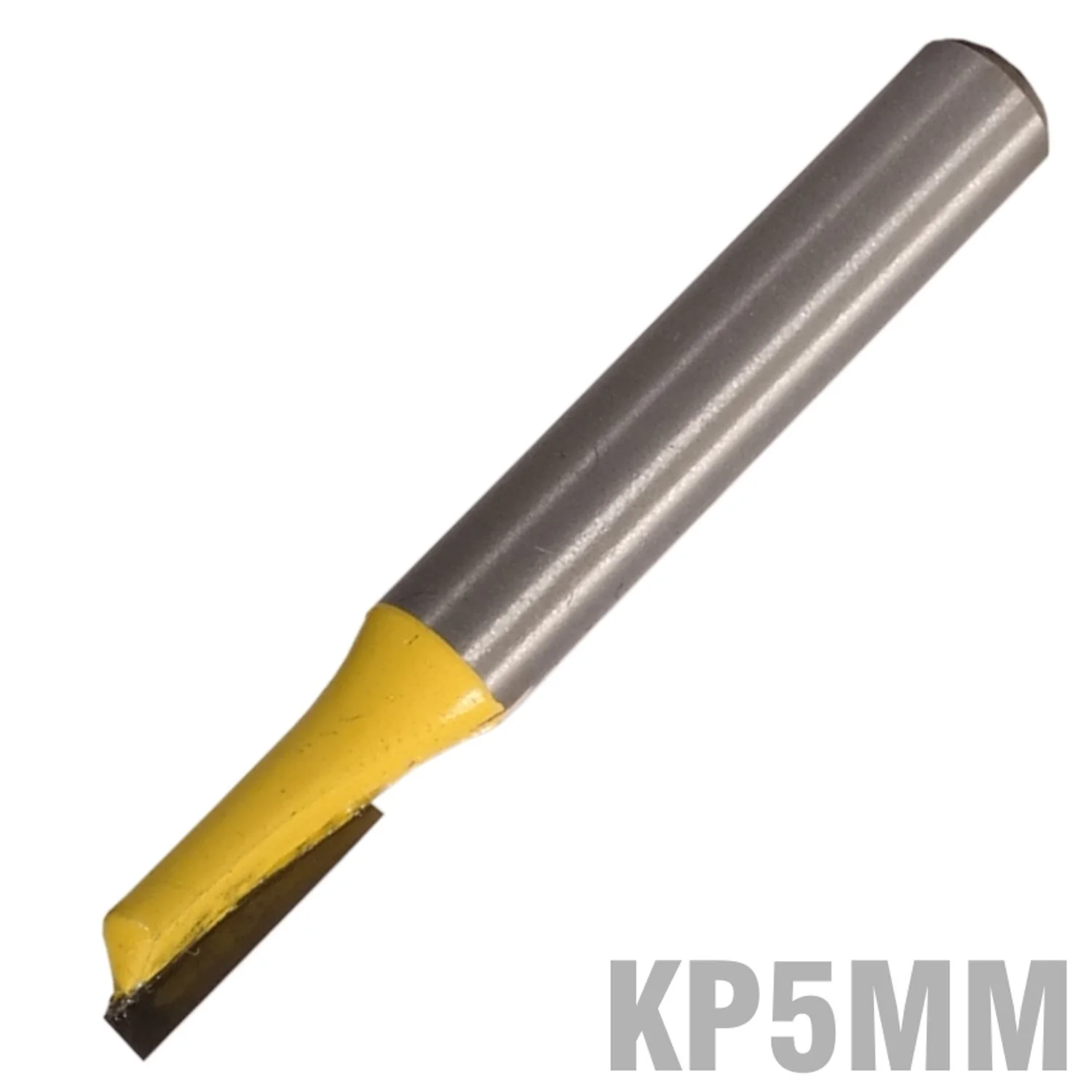 KP5MM.webp STRAIGHT BIT 5MM X 13MM SINGLE FLUTE METRIC 1/4″ SHANK - Image 1
