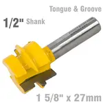 TONGUE AND GROOVE TAPER (WEDGE TAPER) 1 5/8″ X 27MM 1/2″ SHANK