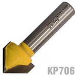 V-GROOVE BIT TCT 1″ X 1/2″SH