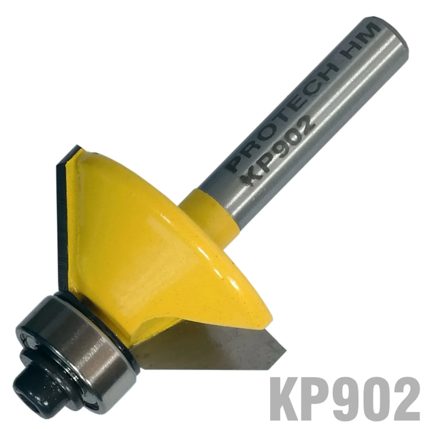 KP902.webp CHAMFER BIT TCT 45° 1 3/16″ X 1/2″ X 1/4″ SHANK - Image 1