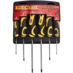 6PC SCREWDRIVER SET WITH WALL MOUNTABLE RACK S2 PZ SL