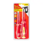 2PC SCREWDRIVER INSULATED VDE 3.5X75MM SLOTTED and PH1X80MM