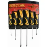 6PC SCREWDRIVER SET WITH WALL MOUNTABLE RACK PH SL - Image 2