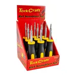 SCREWDRIVER 6 IN 1 CRV BITS PER BOX OF 9