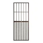 SECURITY GATE P/COATED BROWN NEDER 813X2032