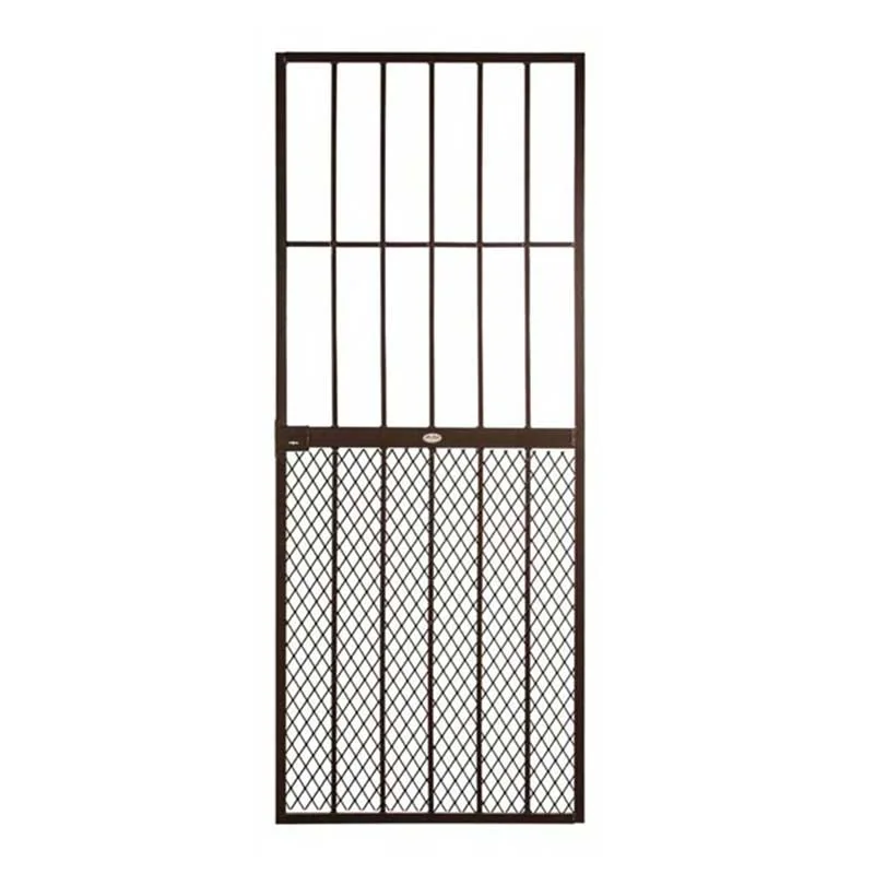 L10630.webp SECURITY GATE P/COATED BROWN NEDER 813X2032 - Image 1