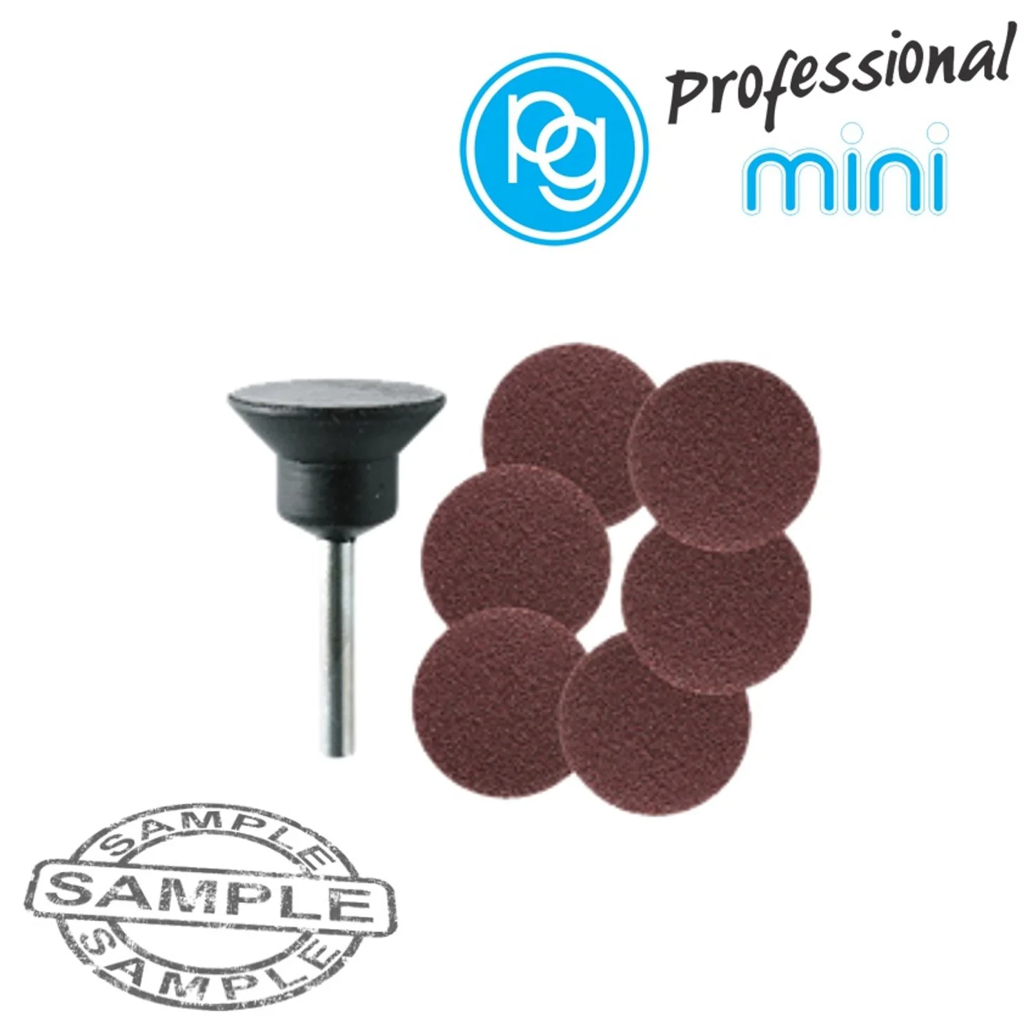 M3210.webp BACKING PAD 20MM.SH 3.2MM + SANDING DISCS.6PCS - Image 1