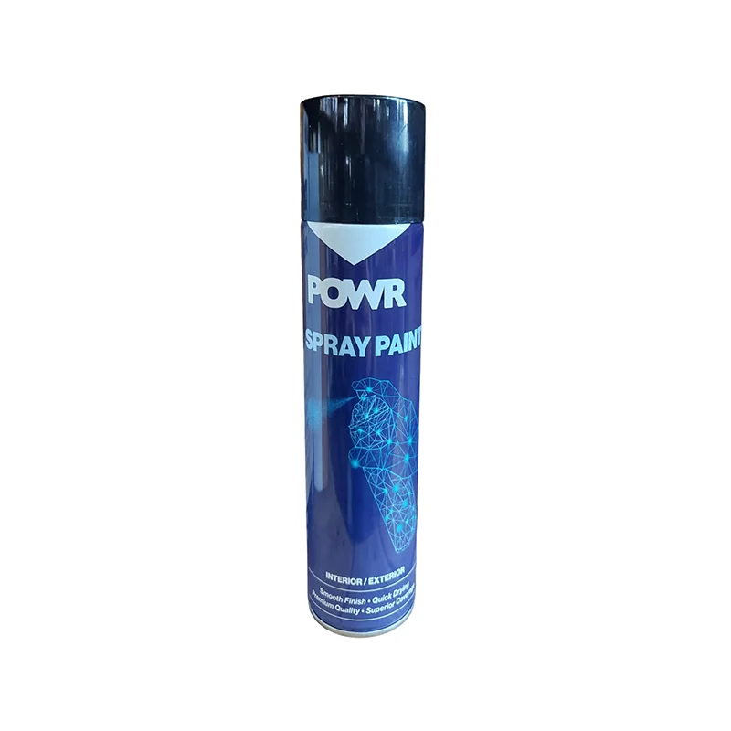 M40141.webp PAINT SPRAY STD BLACK MAT 300ML POWR - Image 1