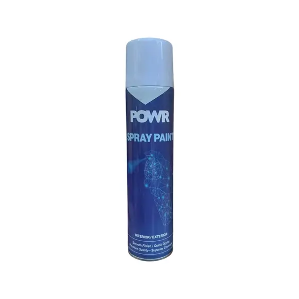 PAINT SPRAY STD WHITE PEARL 300ML POWR