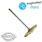 BRASS WHEEL BRUSH 21MM. SH. 2.35MM