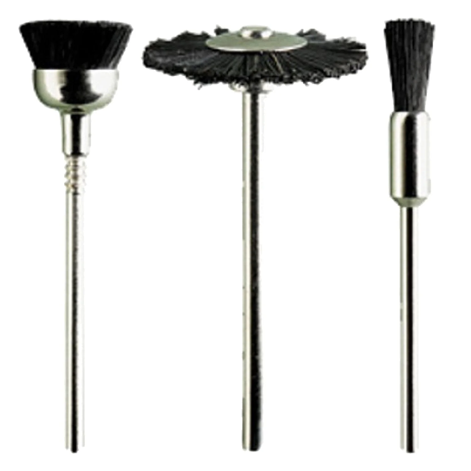 M4120.webp ASSORTED BLACK BRISTLE BRUSHES. 3PCS - Image 1