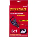 MEASURING TAPE STEEL BLADE 50M X 13MM CO-MOLDED RUBBER CASING - Image 2
